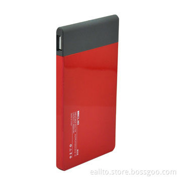 Fashion power bank Portable energy for smartphone with 8mm thickness